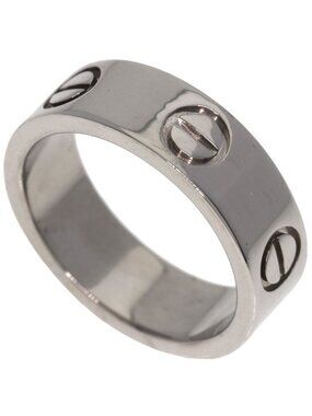 Cartier Love Ring 48 18k White Gold